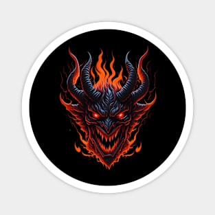 Halloween devil shirt Magnet